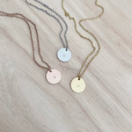 Load image into Gallery viewer, Zodiac Medium Disc Necklace
