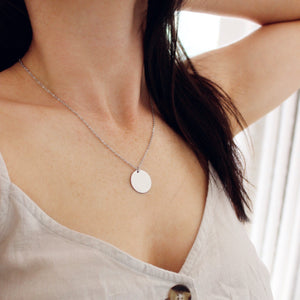 Large Disc Necklace